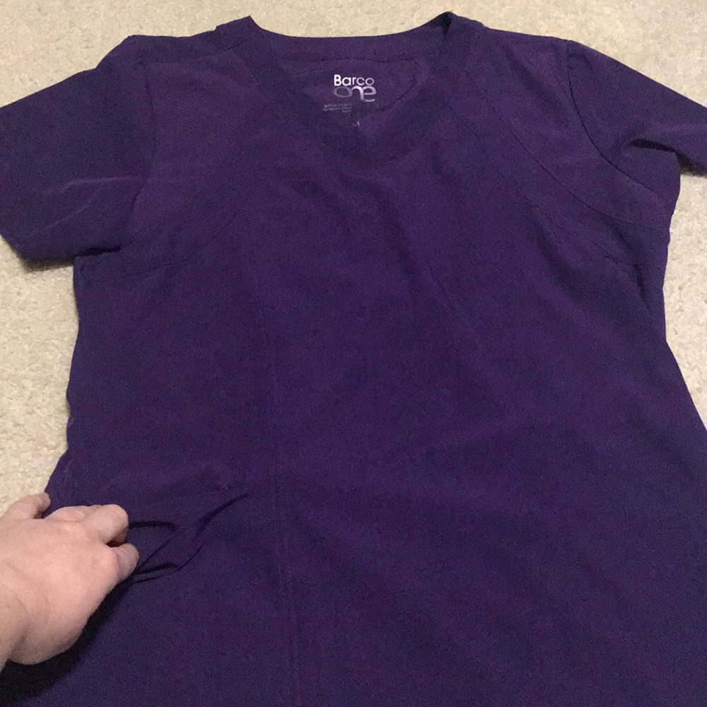 Barco one medium purple scrubs set